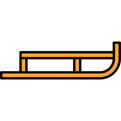 Sticker - Sled Icon