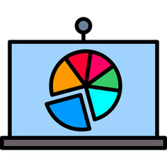 Canvas Print - Pie Chart Icon