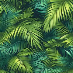 Sticker - Tropical leaf texture