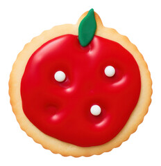 Sticker - PNG Cherry cookie dessert icing.