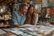 © fotofabrika - Couple Reviewing Interior Design Samples In A Home Decor Store