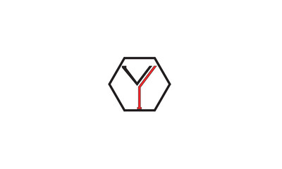 Canvas Print - Y, YY , Y , Abstract Letters Logo Monogram	