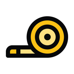 Poster - Tape icon, vector illustration, filled style, best used for web