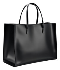 Poster - PNG Tote bag handbag handle black