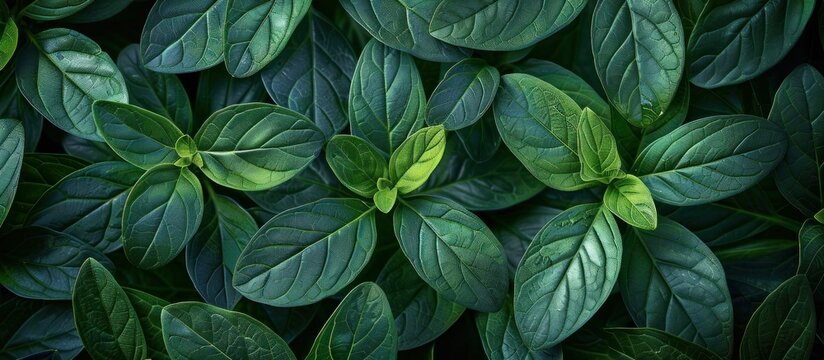 Close-Up of Vibrant Green Leaves