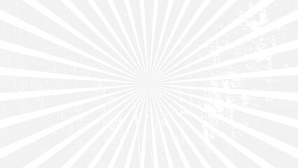 Wall Mural - gray background with white sun ray. pattern of starburst. abstract texture with light of sunburst. r