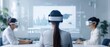 © Seksan - Team collaboration with augmented reality tools in modern office