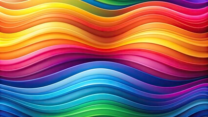 Wall Mural - Abstract colorful wavy background for presentation template, clean, abstract, colorful, wavy, background, presentation, template