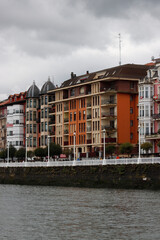 Poster - View of the estuary of Bilbao