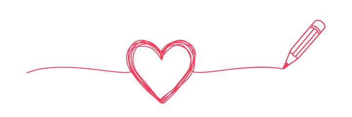 Wall Mural - Heart shaped tangled grungy scribble png clipart