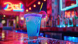 © Vian - a neon blue lagoon cocktail