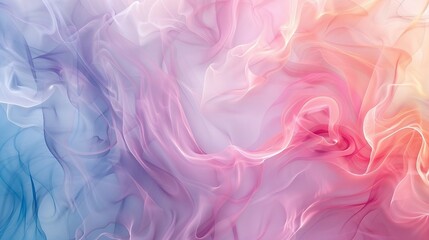 An abstract background with a fluid color wash in soft, muted tones. AI generate illustration