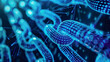 © InfinitiDesigns - Blockchain technology for future business innovation decentralized token money bitcoin fintech trust and safety cloud security digital AI supply chain smart contracts transaction protection