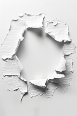 Poster - A piece of paper with a small circular hole