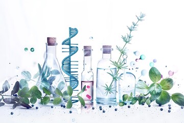 Poster - Botanical Science: A Visual Representation of Nature and Research