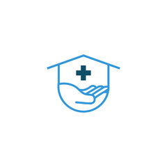 Wall Mural - health home care logo Design Vector 