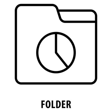 Folder Icon simple and easy to edit for your design elements
