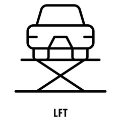 Fototapete - Lft Icon simple and easy to edit for your design elements