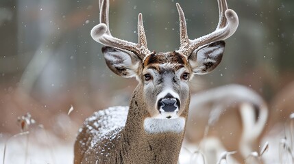 Wall Mural - Deer Antlers. 