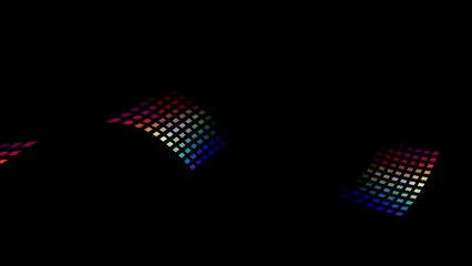 Poster - animation on black background