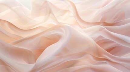 Canvas Print - Abstract rose and beige background with soft waves light beams and gentle shapes background
