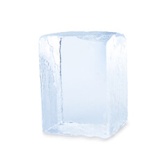 Sticker - One block of ice isolated on white