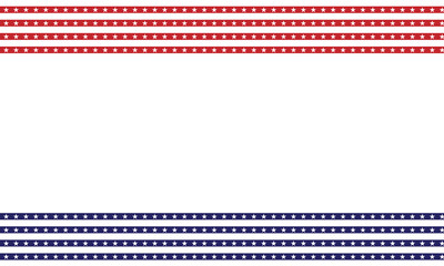 Wall Mural - The United States of America frame with white background. template. Vector illustration. EPS 10