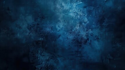 Wall Mural - grungy dark wallpaper deep blue black gradient texture abstract background