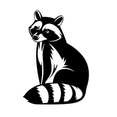 Wall Mural - Standing Raccoon