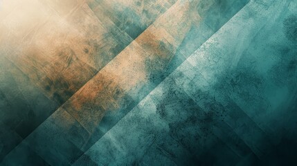 Silver and bronze metallic textures teal and blue gradients blurred geometric patterns