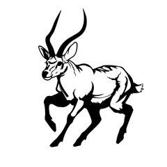 Sticker - Antelope Running