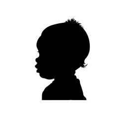 Wall Mural - Baby Silhouette