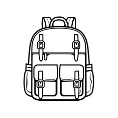 Wall Mural - Backpack