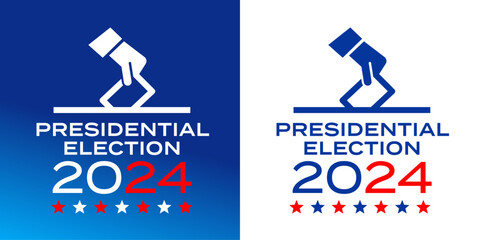 Sticker - Presidential election 2024 in USA