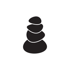 Sticker - balance stone logo icon