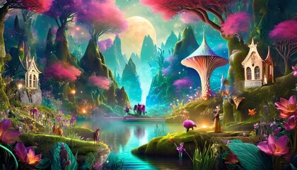 Wall Mural - fairy tale forest