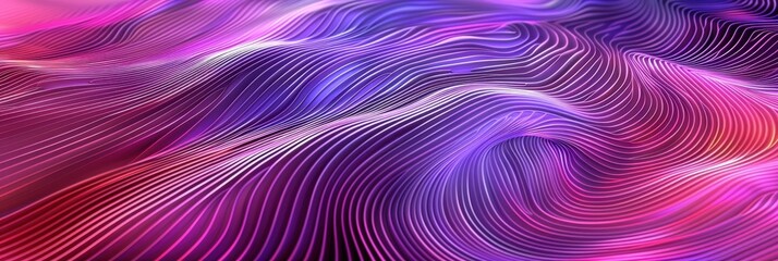 Wall Mural - Abstract Neon Wave Background