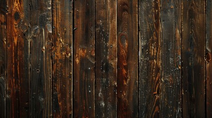Wall Mural - Grunge texture of a brown wooden background