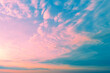 © vvvita - Colorful cloudy sky at sunset. Gradient color. Sky texture. Abstract nature background