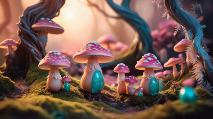 Enchanted Mushroom Forest