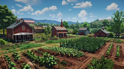 Wall Mural - My farm, my business 