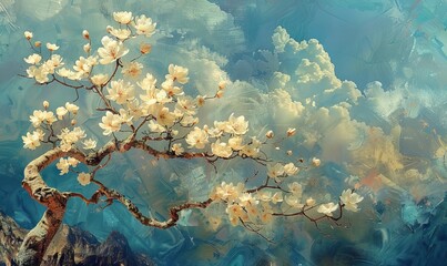 Blooming tree