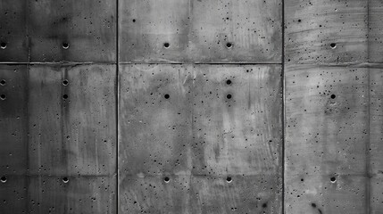 Texture of a grey concrete wall up close