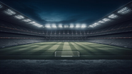 Football Arena Sports stadium, AI-generated