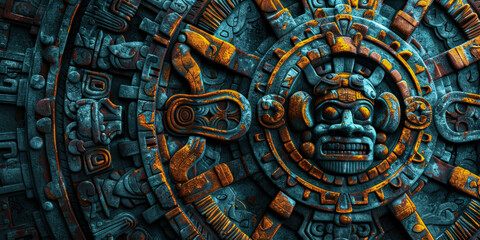 Aztec background