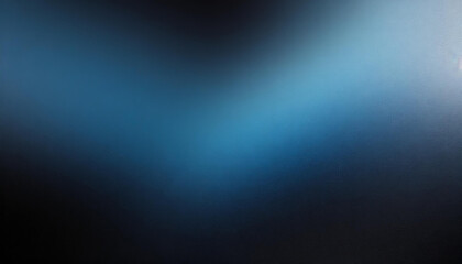 Poster - dark minimalistic gradient black and blue background with copy space, abstract texture, banner