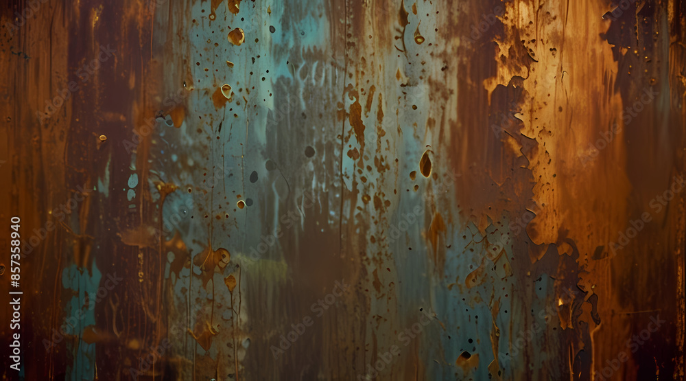 background with the rough and uneven texture of rusted metal, showing ...