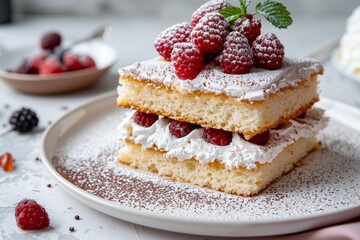 Wall Mural - sponge cake displayed