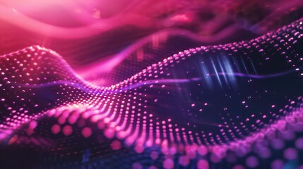 Poster - digital background for tech, ai, data, audio, graphics, and more. generative ai