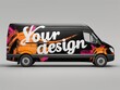 © Bendix - Vehicle Wrap Mockup Design TemplateCustomizable Text and Bold Colors